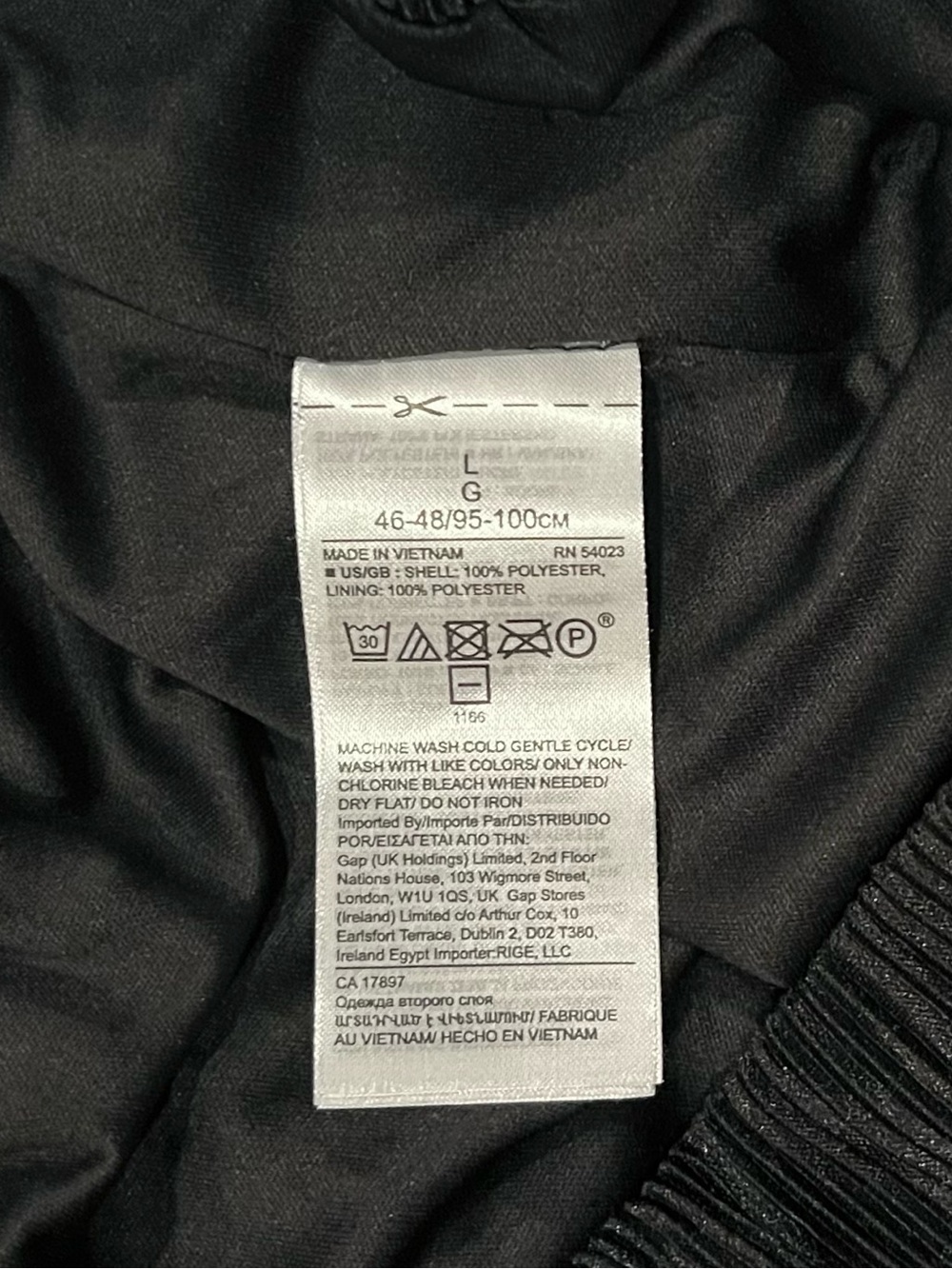 EUC Banana Republic Wide Leg Plisse Sloan Dress Pant Pockets Flowy Lined Black L - Picture 6 of 9